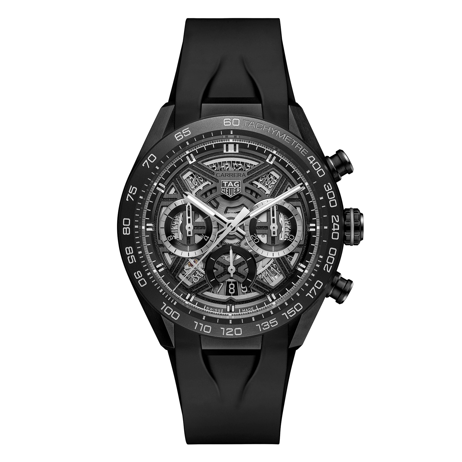 Cartier Style Carrera Chrono 62 Full Gold detail 2