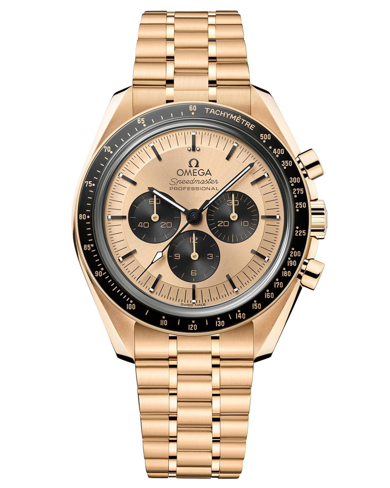 PP Style Speedmaster Moonwatch 66 Full Gold detail 2