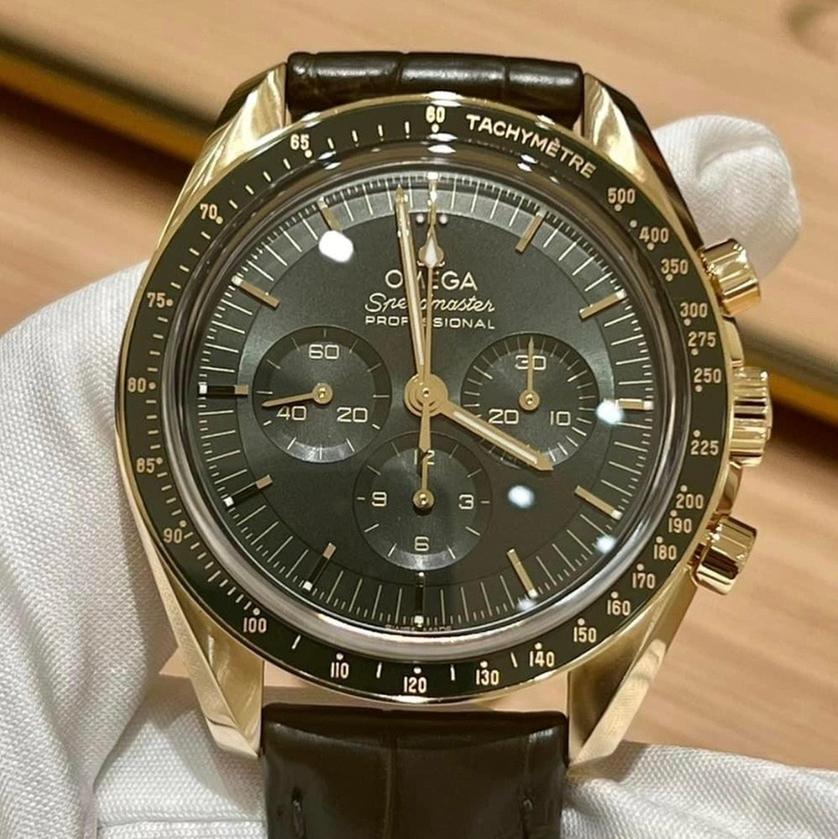 PP Style Speedmaster Moonwatch 66 Full Gold detail 3