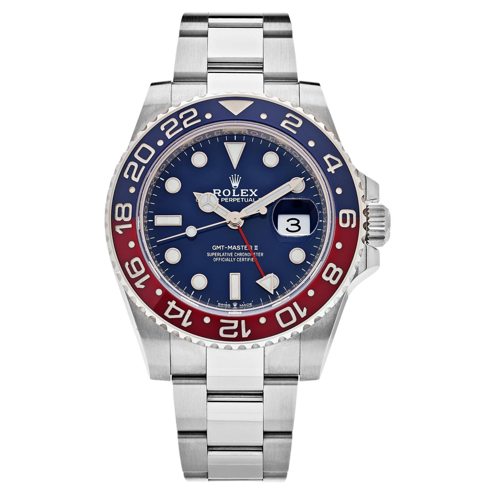 Hublot Style GMT-Master II 68 Blue Dial / Steel detail 3