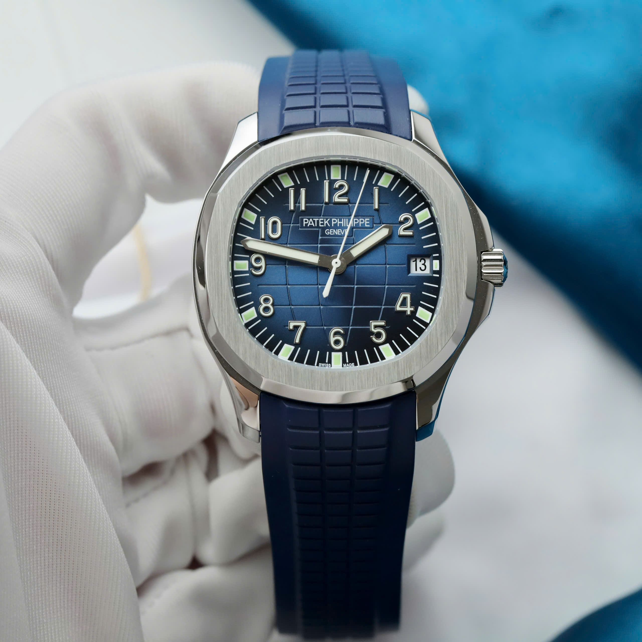 AP Style Aquanaut 5167 75 Blue Dial / Steel detail 4