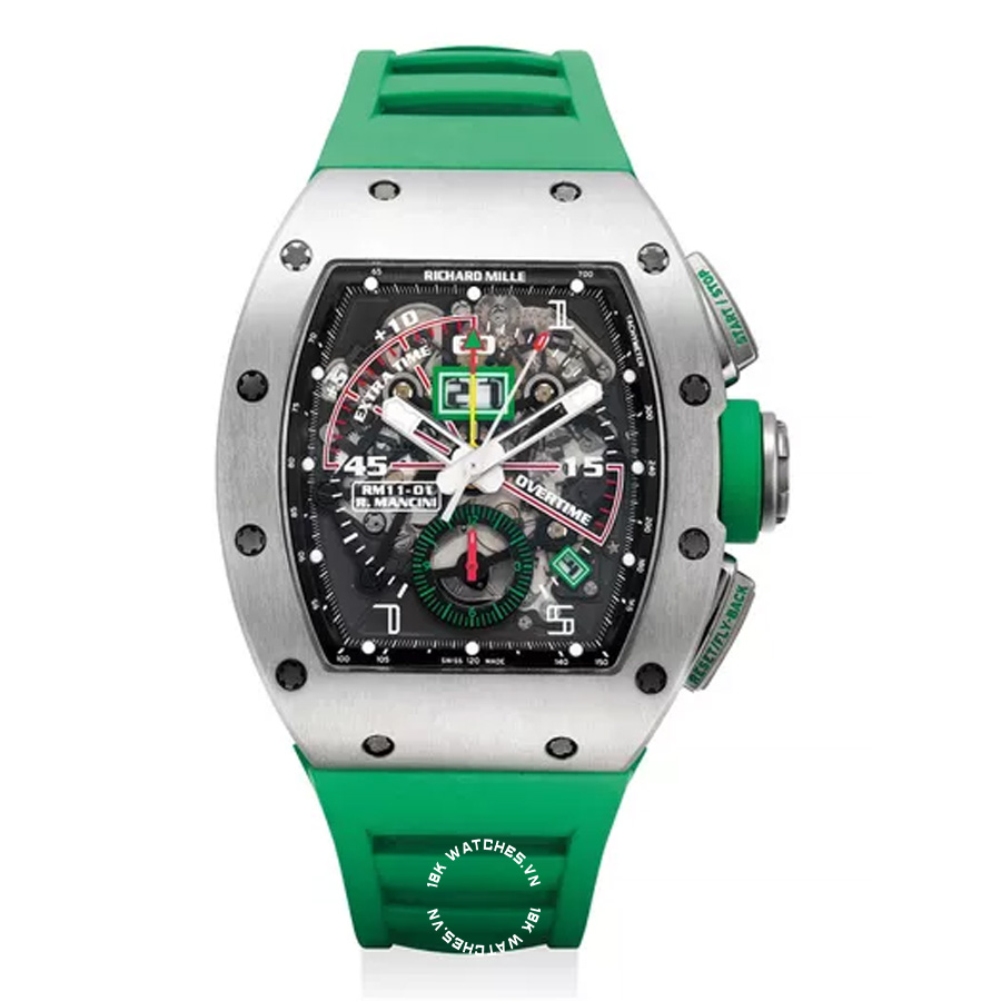 AP Style RM 011 142 Green Dial / Steel detail 2