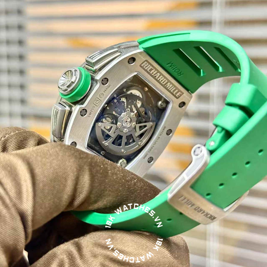 PP Style RM 011 79 Green Dial / Steel detail 4