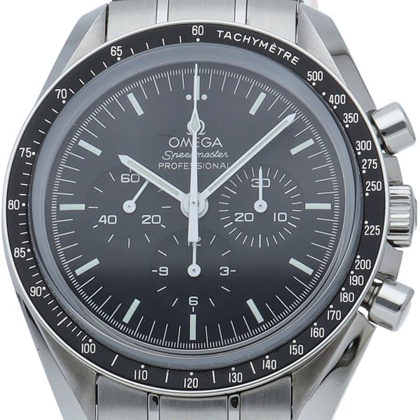 Omega Style Speedmaster Moonwatch Black detail 4