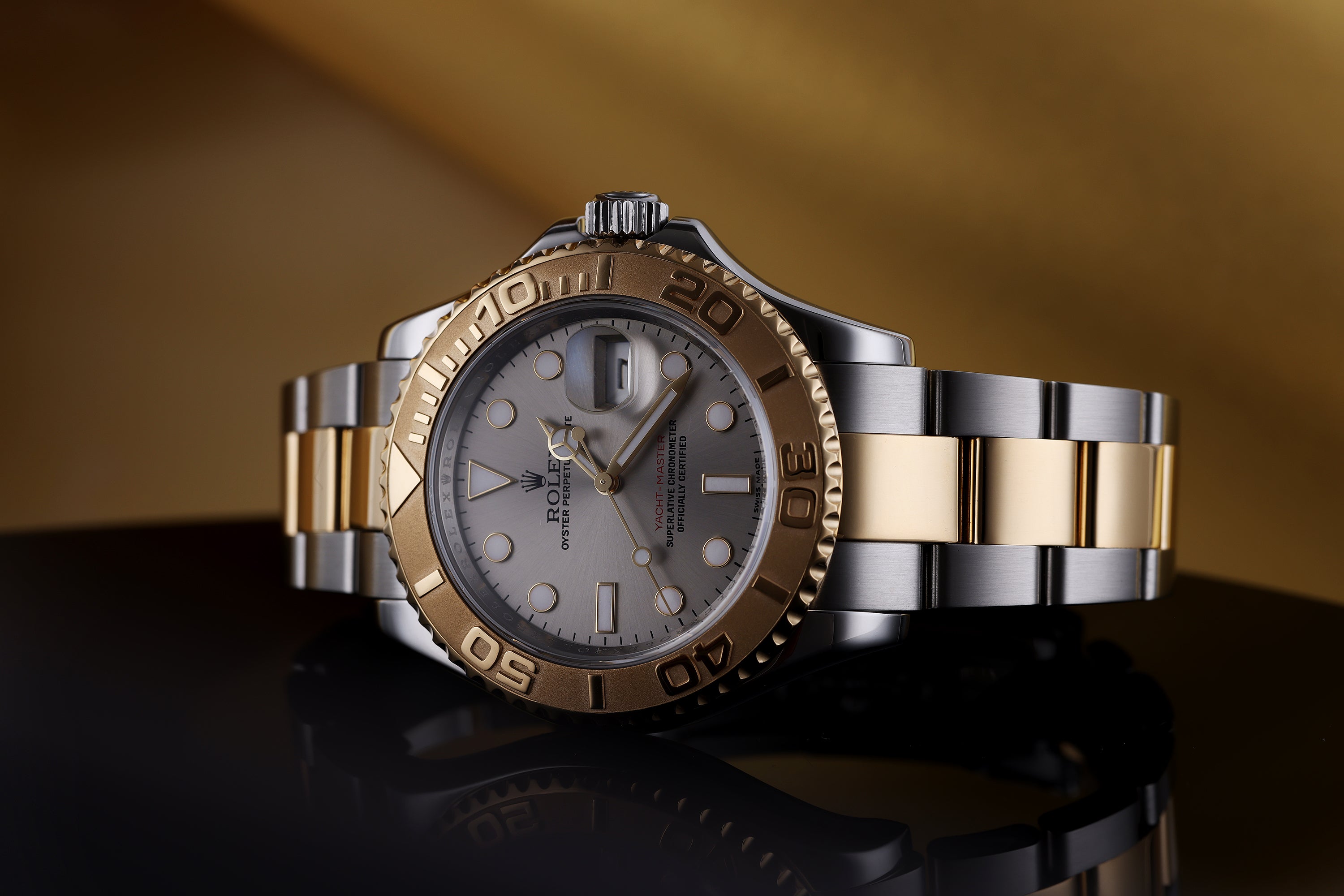 Tag Heuer Style Yacht-Master 40 84 Full Gold detail 3