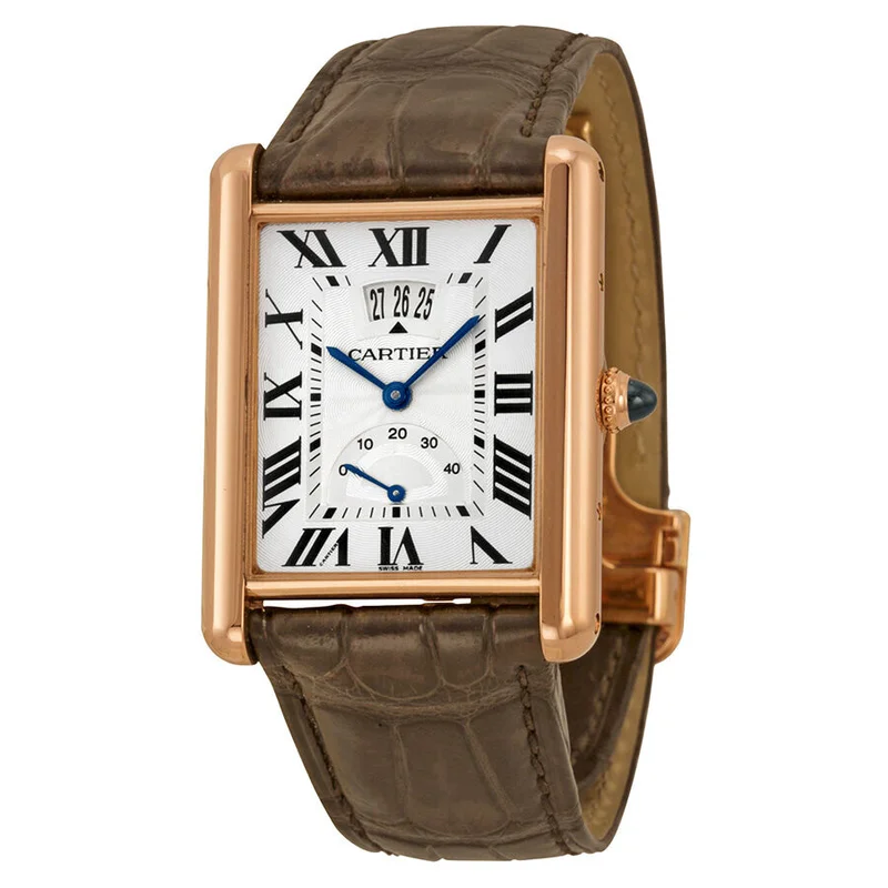 PP Style Tank Louis 85 Silver Dial / Leather detail 4