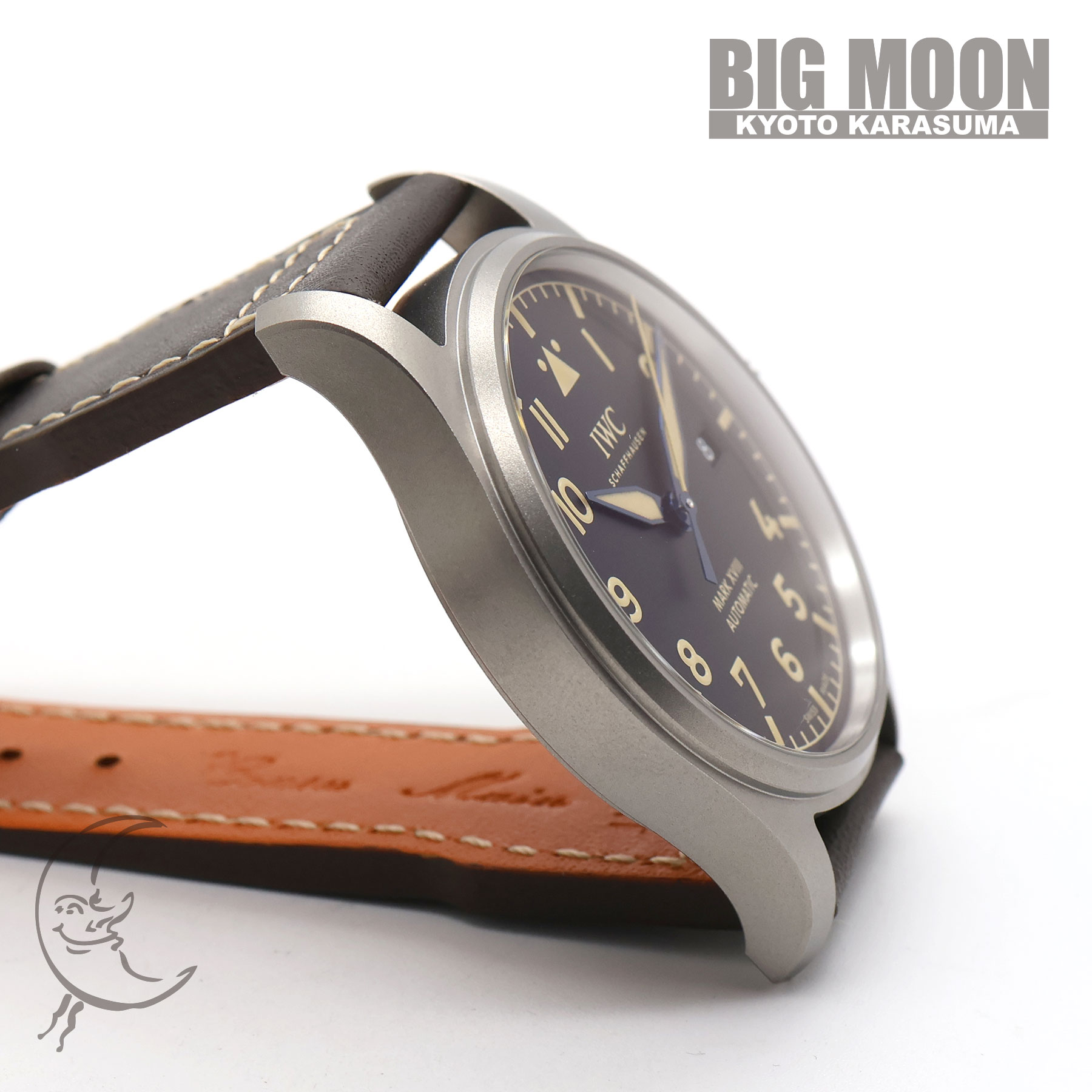 Panerai Style Pilot Mark XVIII 86 Full Gold detail 4