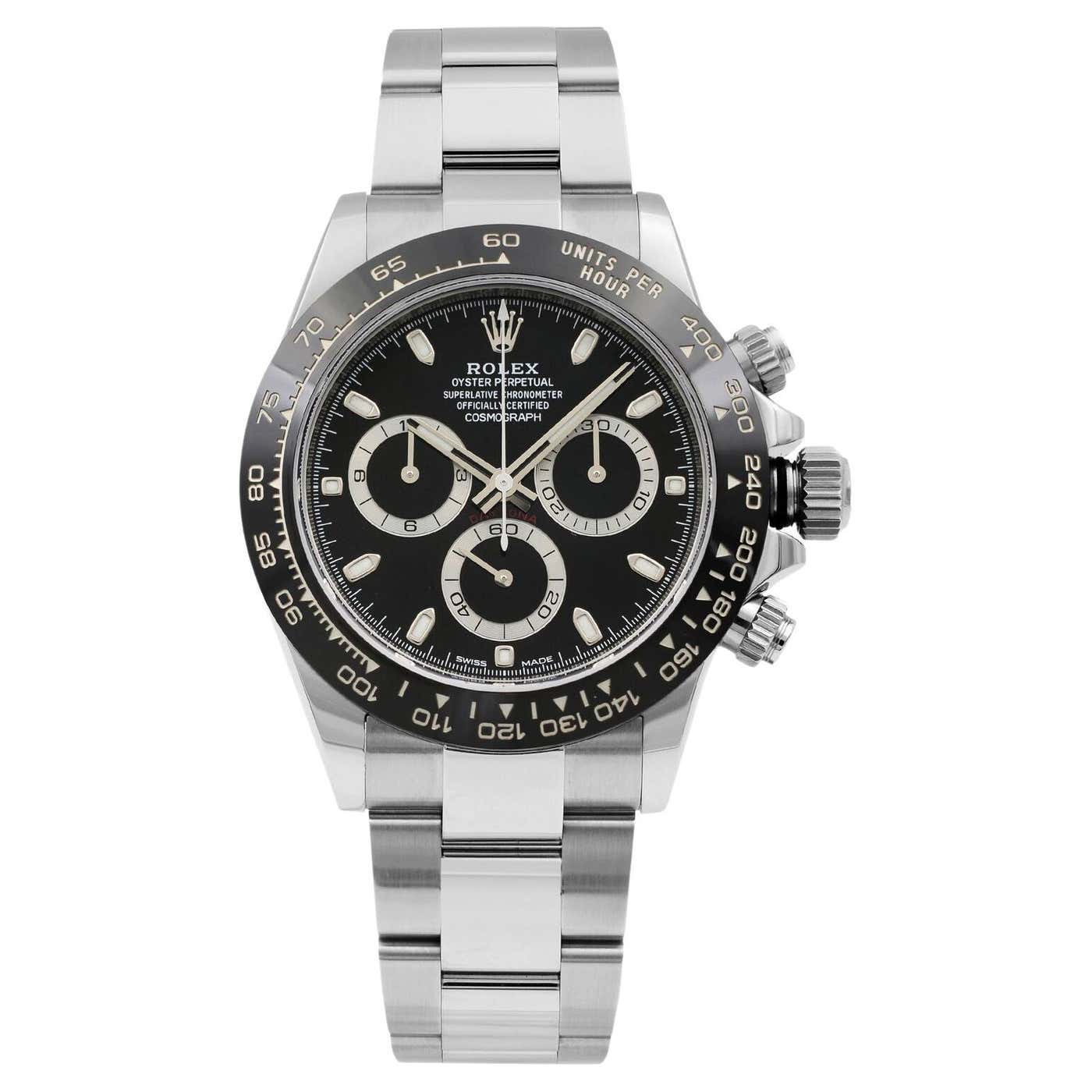 AP Style Daytona Chrono 95 Black Dial / Steel detail 4