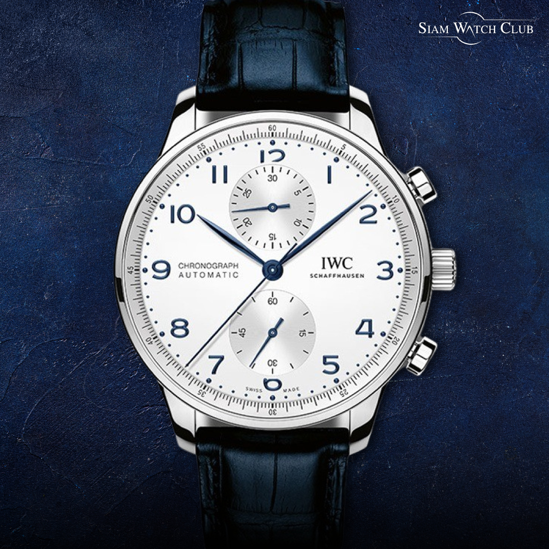 Panerai Style Portugieser Chrono 96 Meteorite Dial detail 3