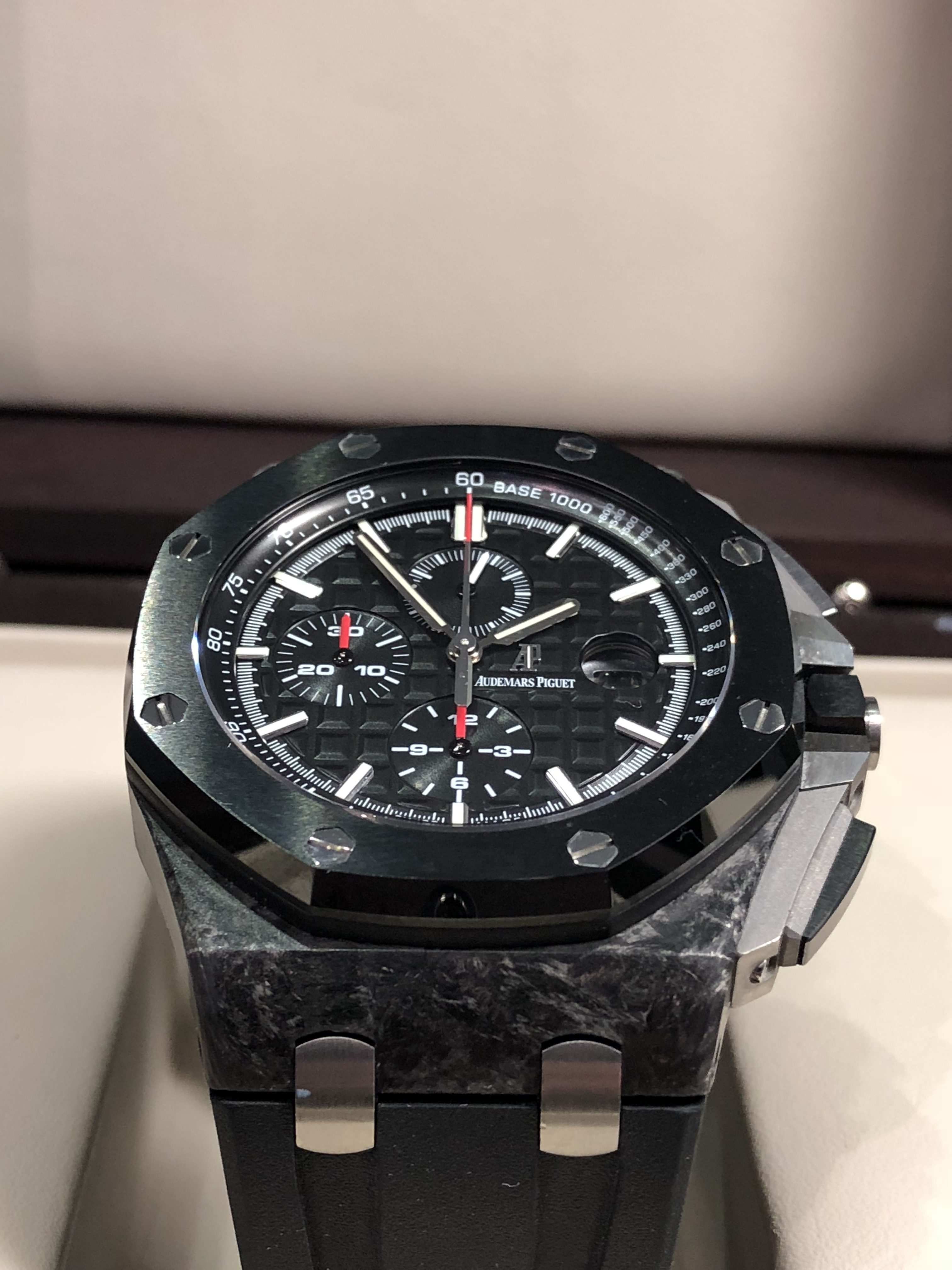 Richard Mille Style Royal Oak Offshore 102 Ceramic Bezel detail 3