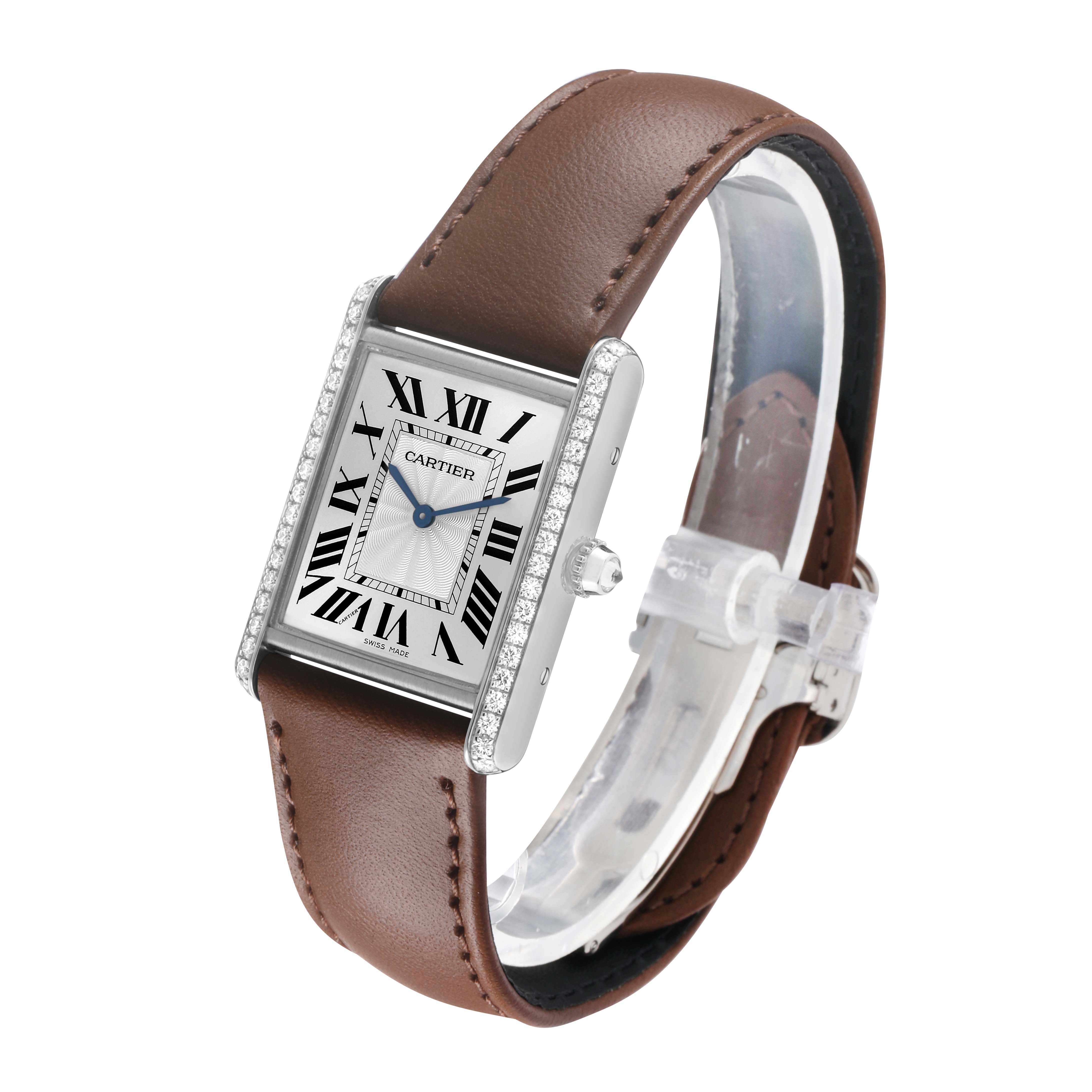 Panerai Style Tank Louis 103 Ceramic Bezel detail 4