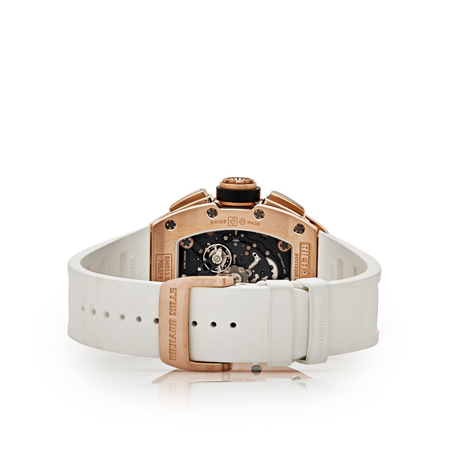 Cartier Style RM 011 114 Silver Dial / Leather detail 2