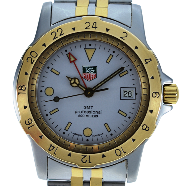 Tag Heuer Style GMT-Master II 115 Silver Dial / Leather detail 4