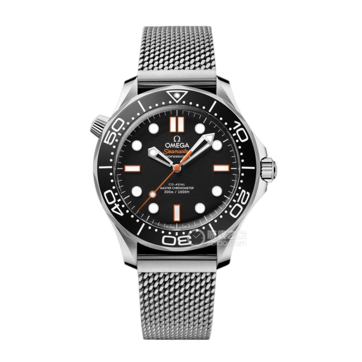 IWC Style Seamaster 300 123 Black Dial / Steel detail 2
