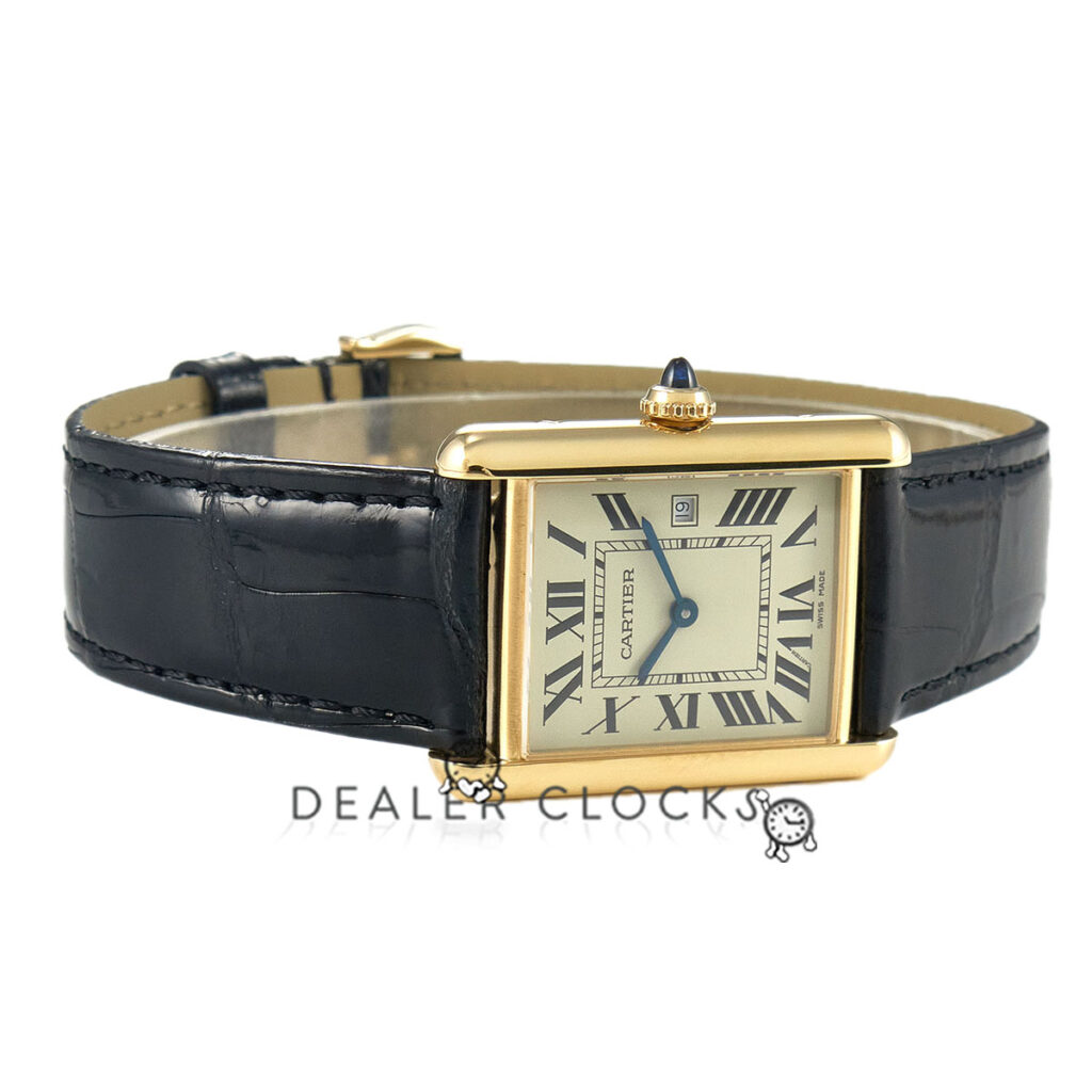 Tag Heuer Style Tank Louis 129 White Dial / Steel detail 2