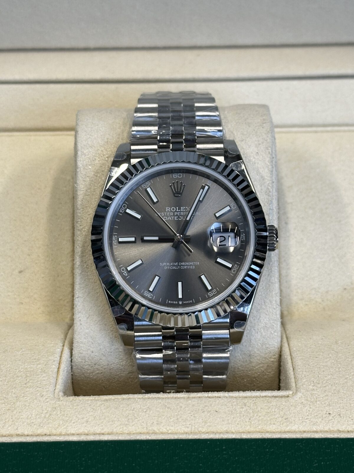 Richard Mille Style Datejust 41 131 Grey Dial / Rubber detail 3