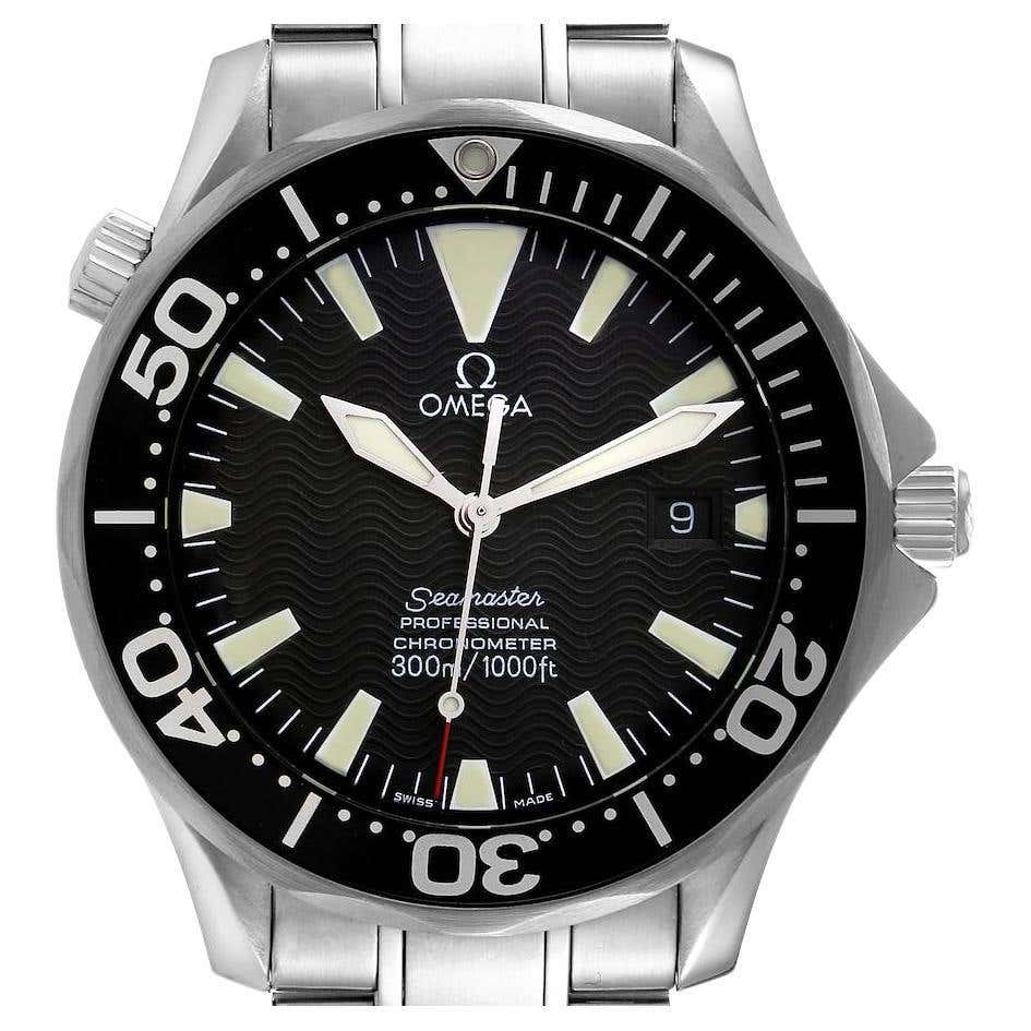 Omega Style Seamaster 300 136 Black Dial / Steel detail 3