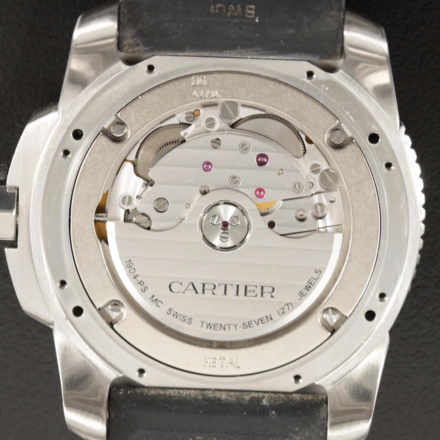 Cartier Style Explorer 40 139 Ceramic Bezel detail 3