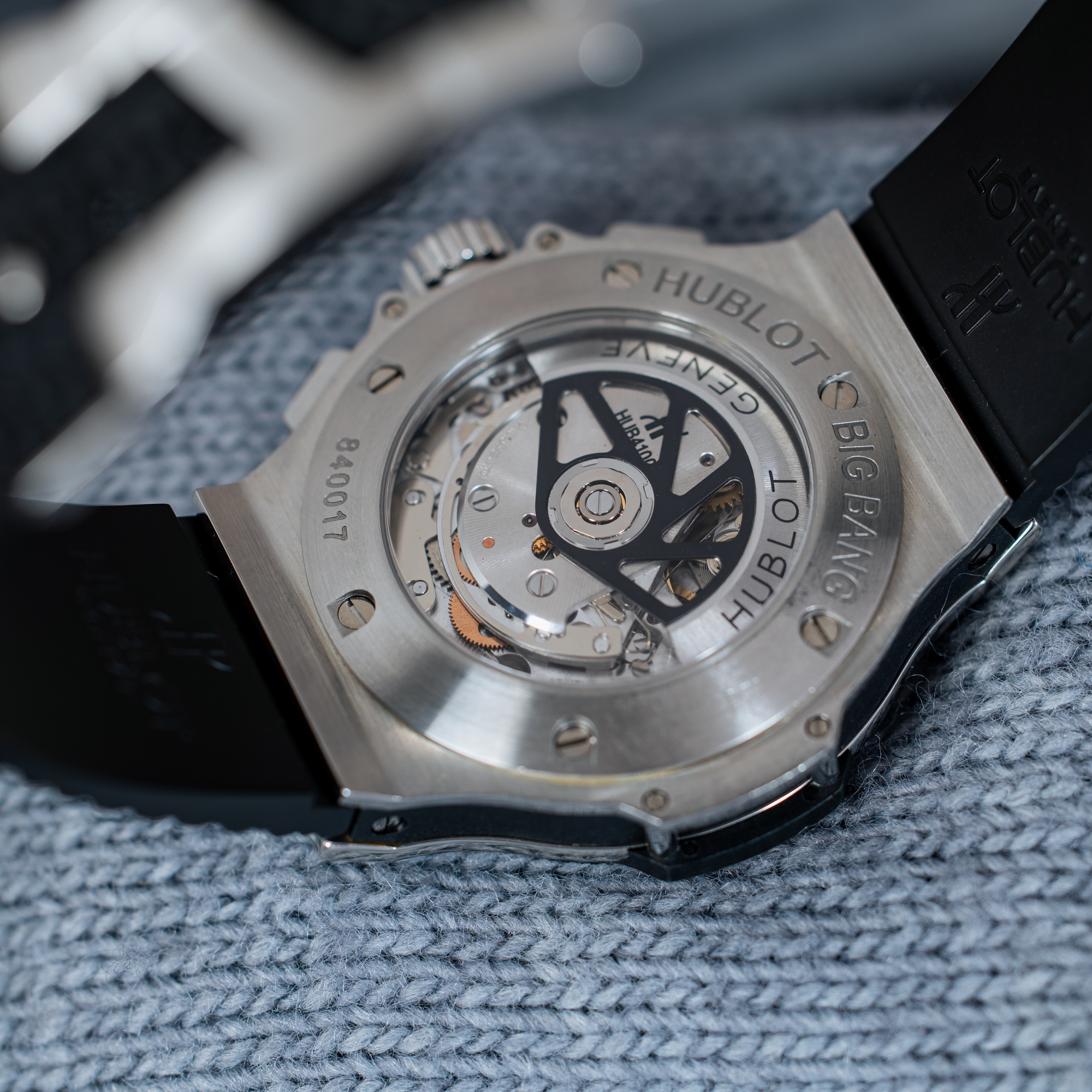 Panerai Style Big Bang 44 145 Ceramic Bezel detail 3
