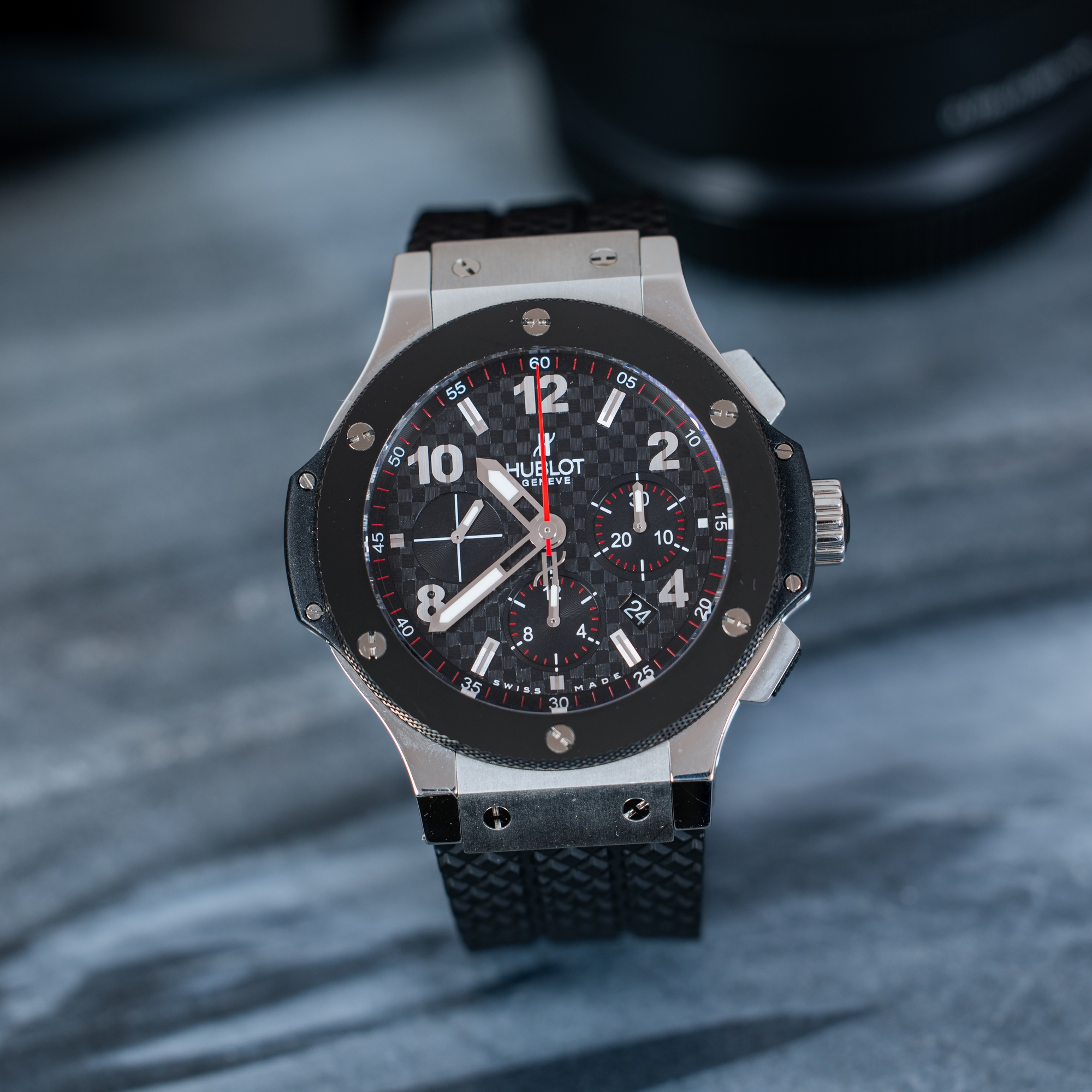 Panerai Style Big Bang 44 145 Ceramic Bezel detail 4