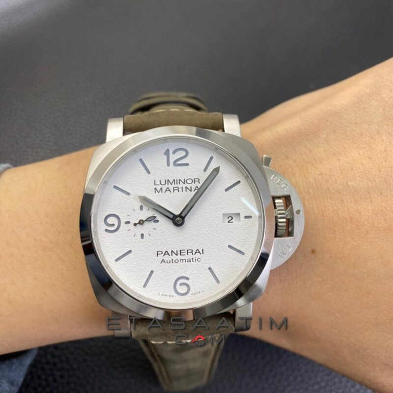 Tag Heuer Style Luminor Marina 146 White Dial / Steel detail 4