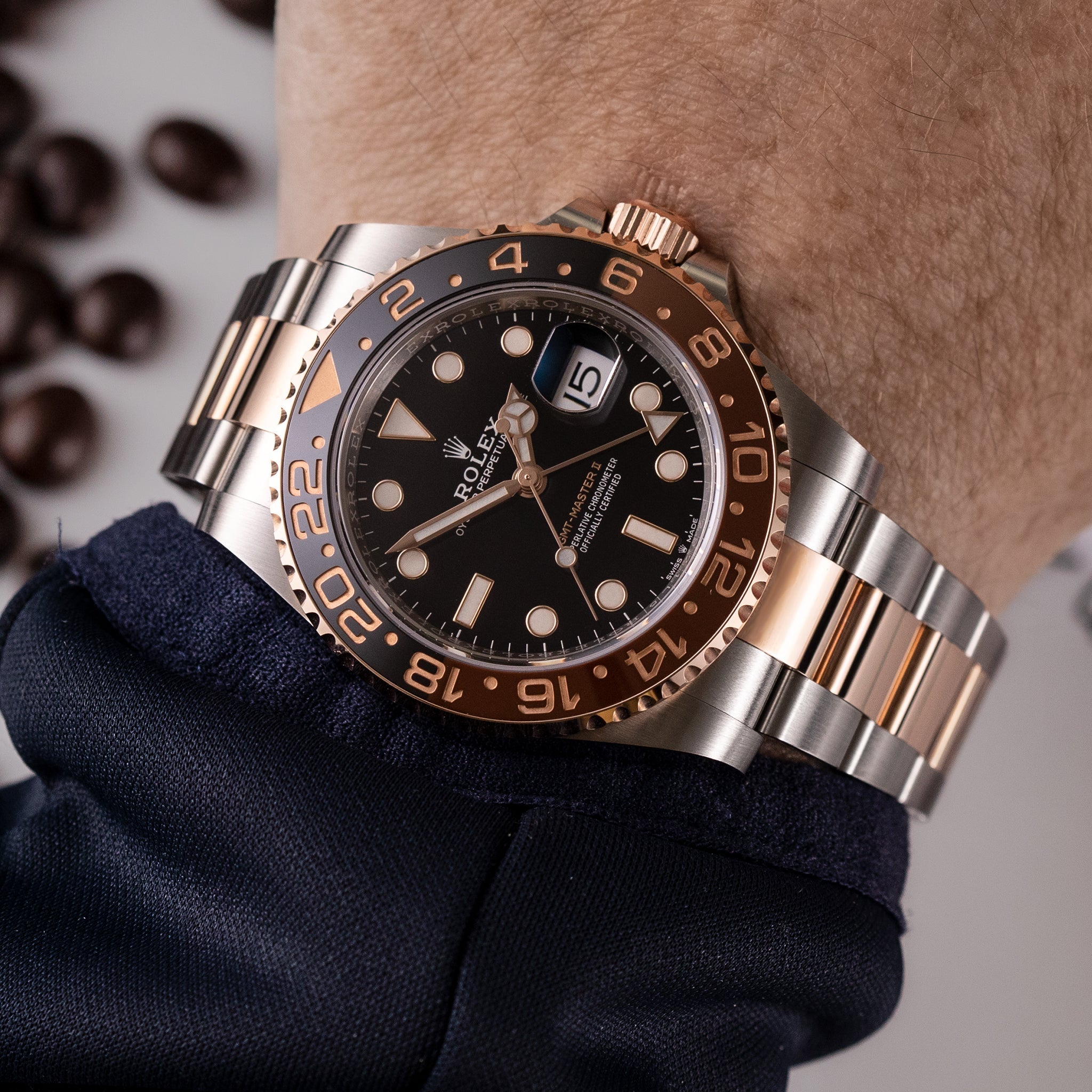 Cartier Style GMT-Master II 150 Ceramic Bezel detail 4