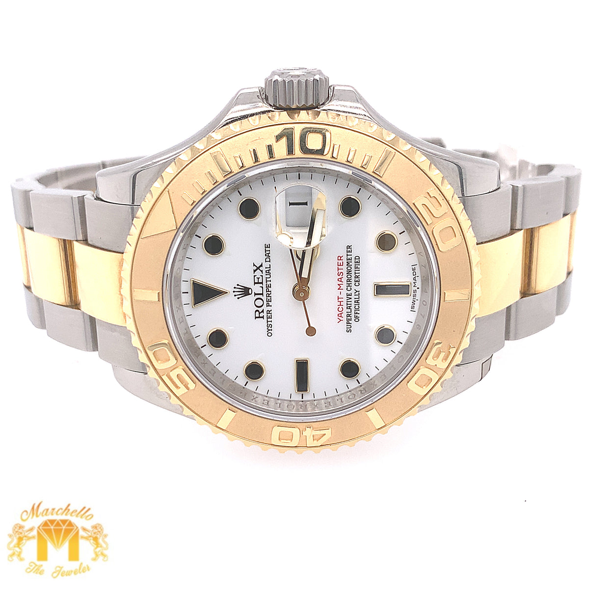 Richard Mille Style Yacht-Master 40 151 Two-Tone Gold detail 2