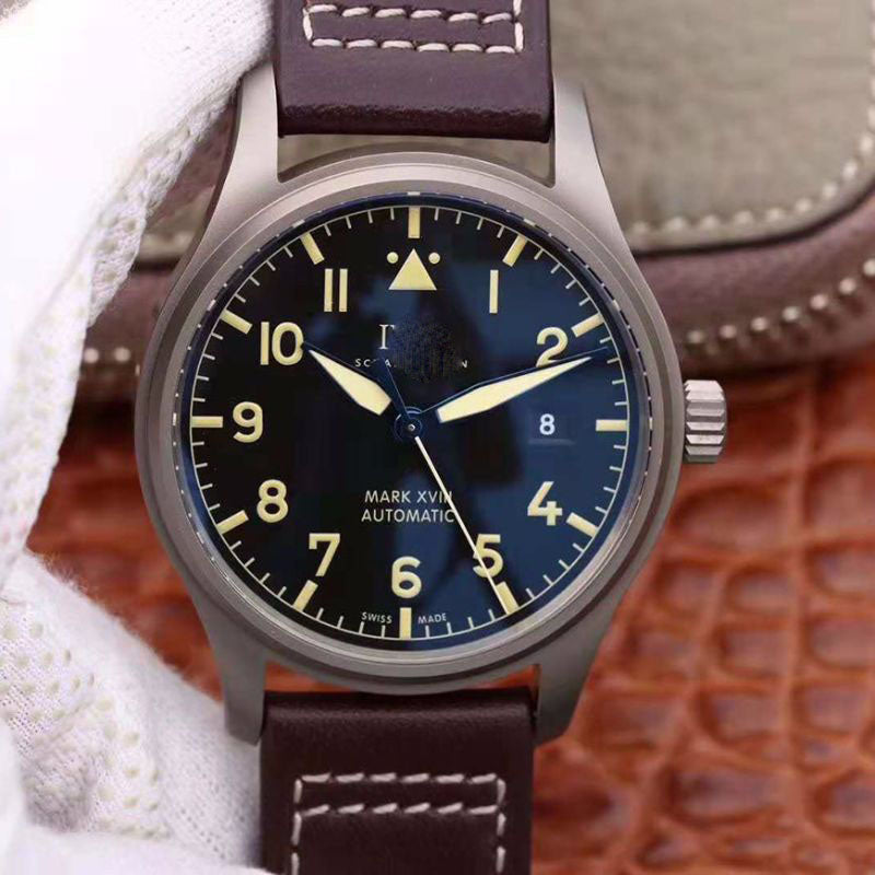Rolex Style Pilot Mark XVIII 159 Meteorite Dial detail 2