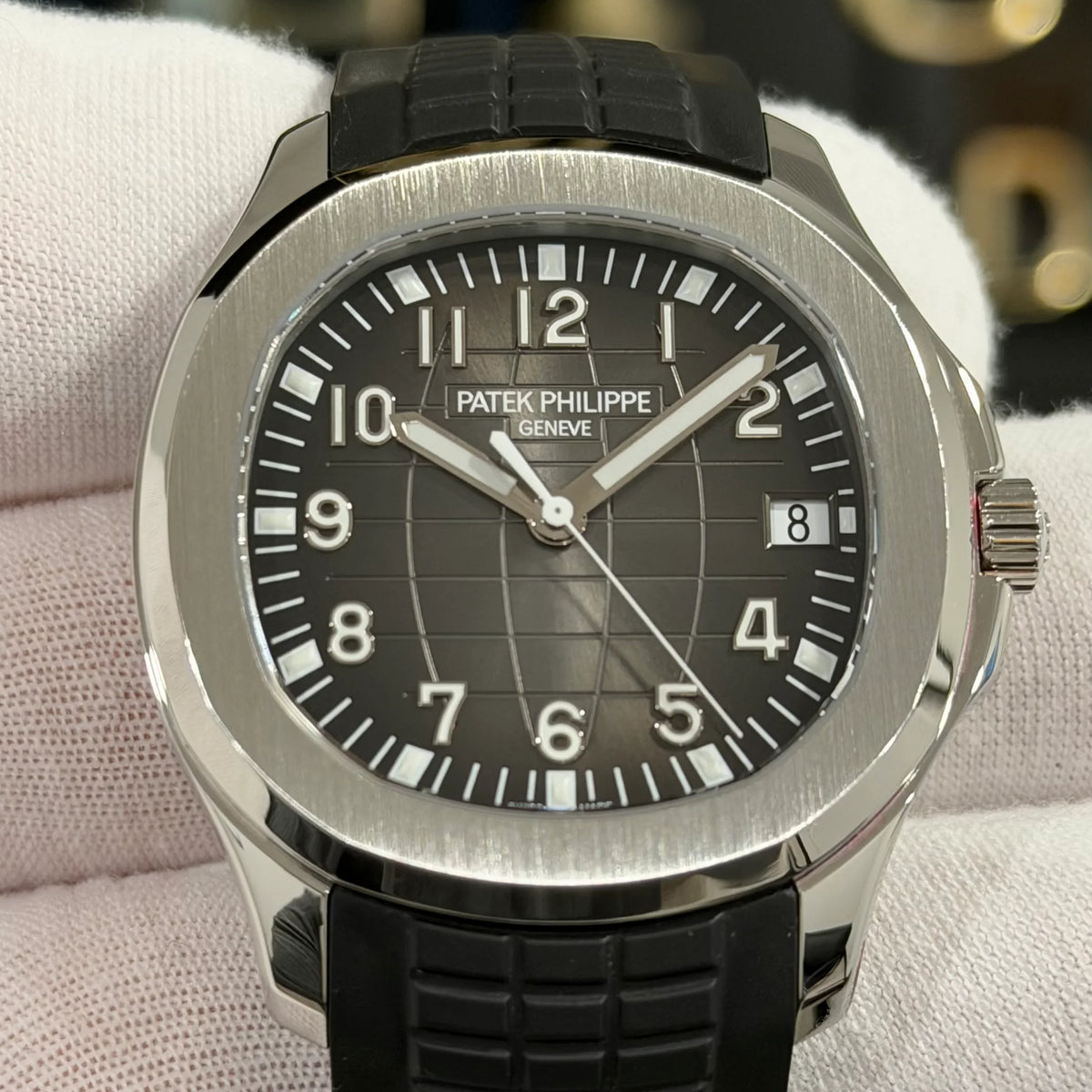 Patek Style Aquanaut 5167 Black Black detail 2