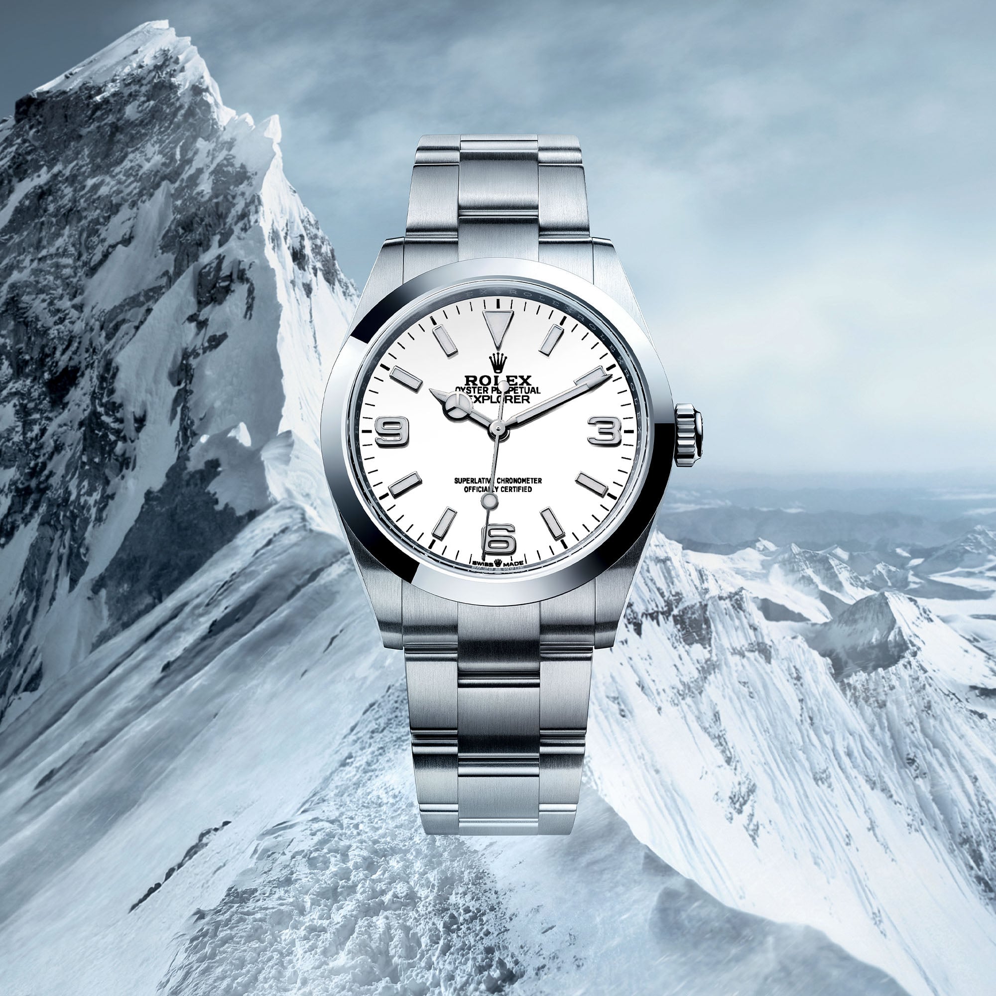 PP Style Explorer 40 161 White Dial / Steel detail 4