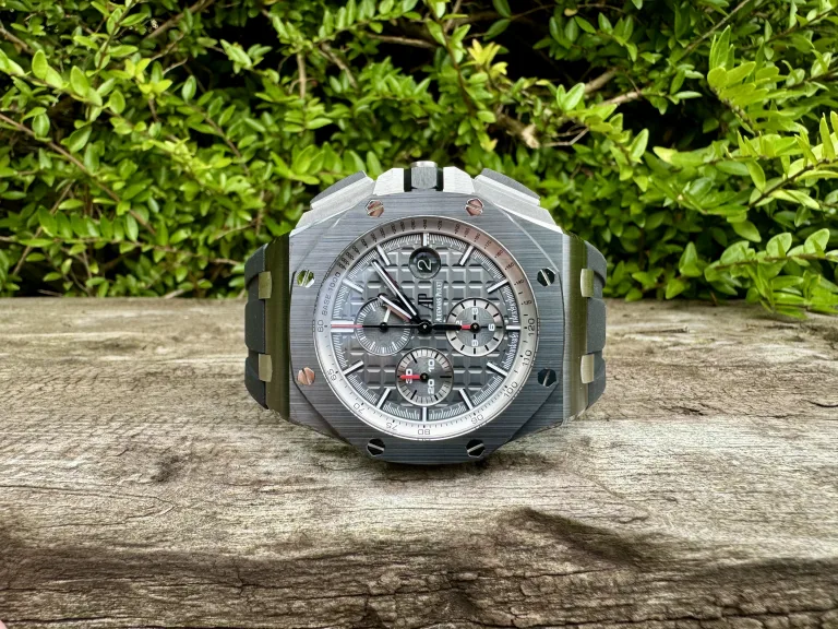 Rolex Style Royal Oak Offshore 165 Ceramic Bezel detail 2