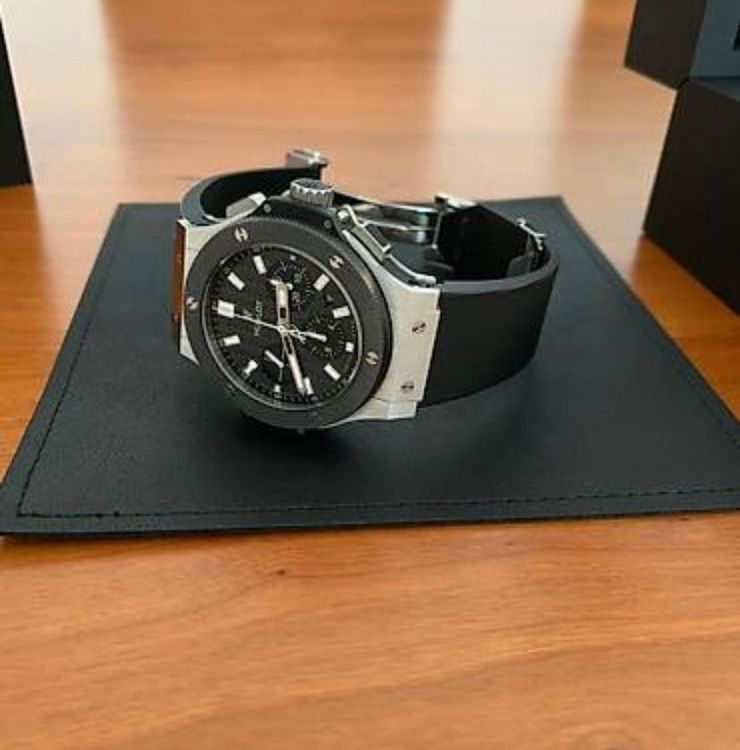 PP Style Big Bang 44 170 Silver Dial / Leather detail 3