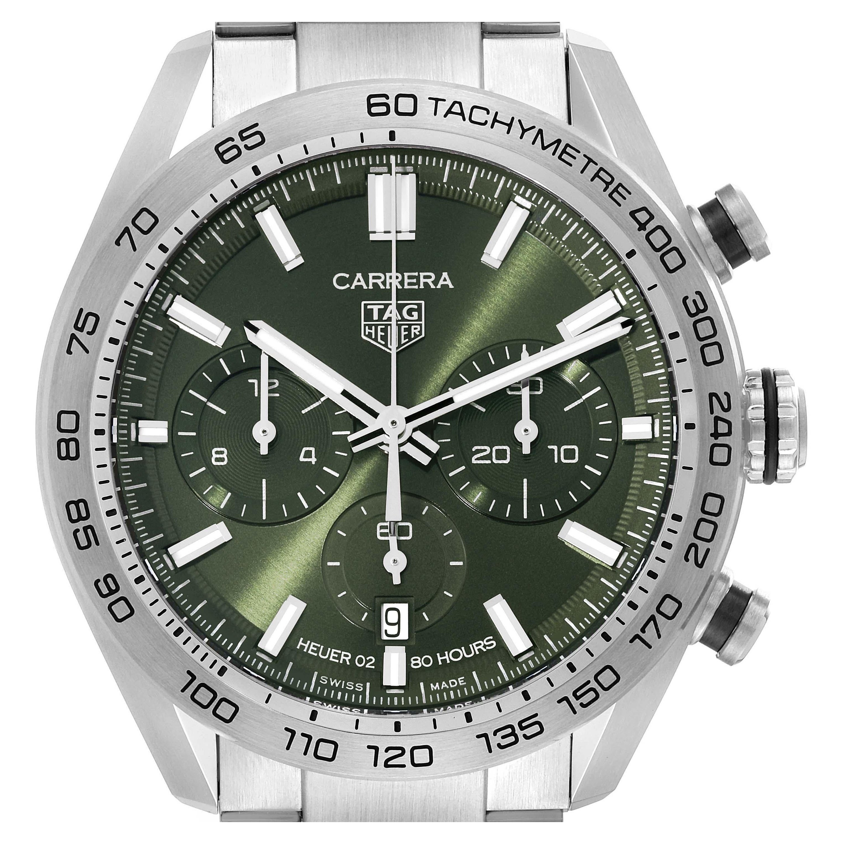 Tag Heuer Style Explorer 40 174 Green Dial / Steel detail 3