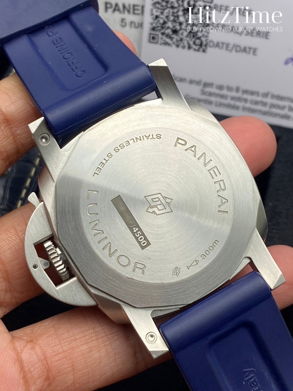 Tag Heuer Style Luminor Marina 178 Meteorite Dial detail 3
