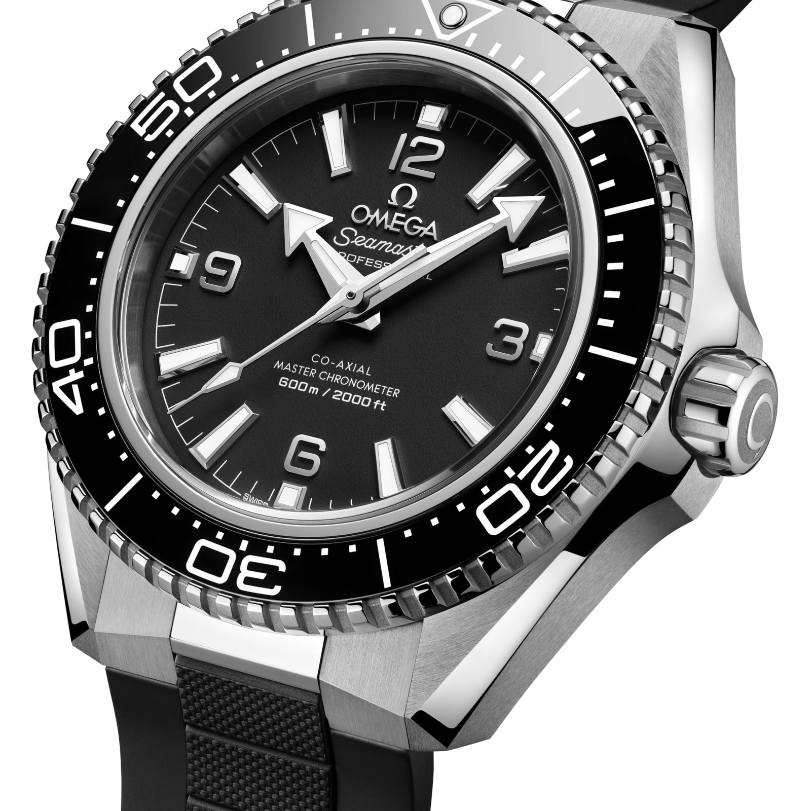Omega Style Planet Ocean 600M Black detail 2