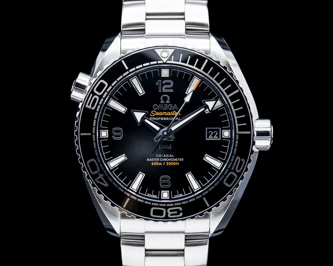 Omega Style Planet Ocean 600M Black detail 4