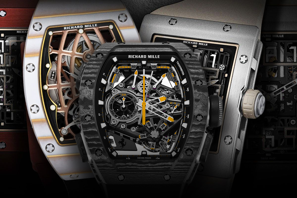 Richard Mille Style Santos Medium 180 Ceramic Bezel detail 3