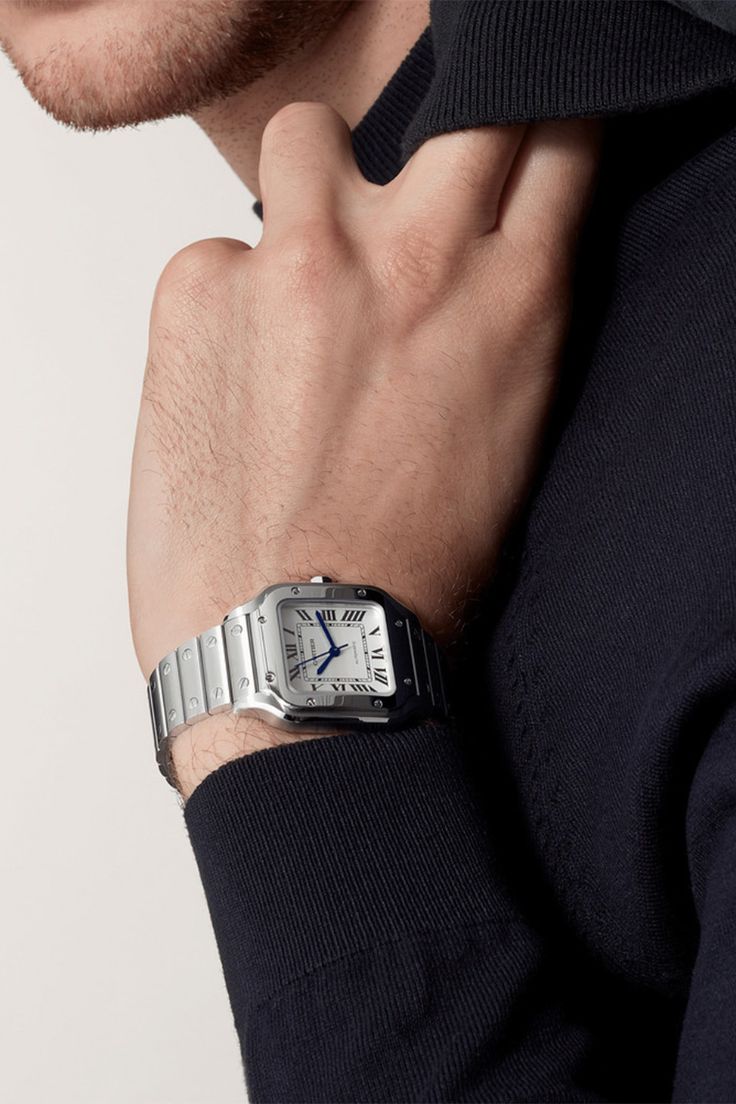 Richard Mille Style Santos Medium 180 Ceramic Bezel detail 4