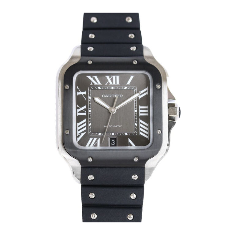 Cartier Style Explorer 40 182 Grey Dial / Rubber detail 3