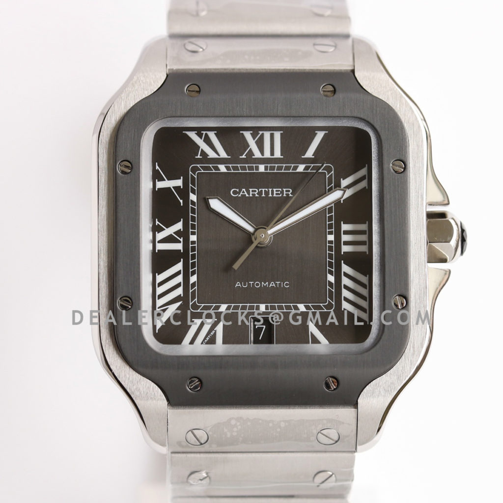 Cartier Style Explorer 40 182 Grey Dial / Rubber detail 4