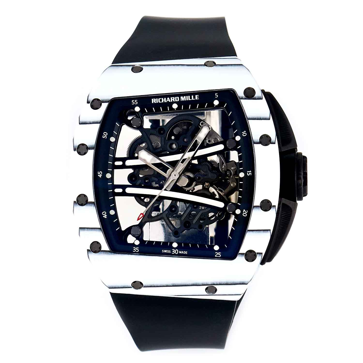 Richard Mille Style Explorer 40 183 Black Dial / Steel detail 2