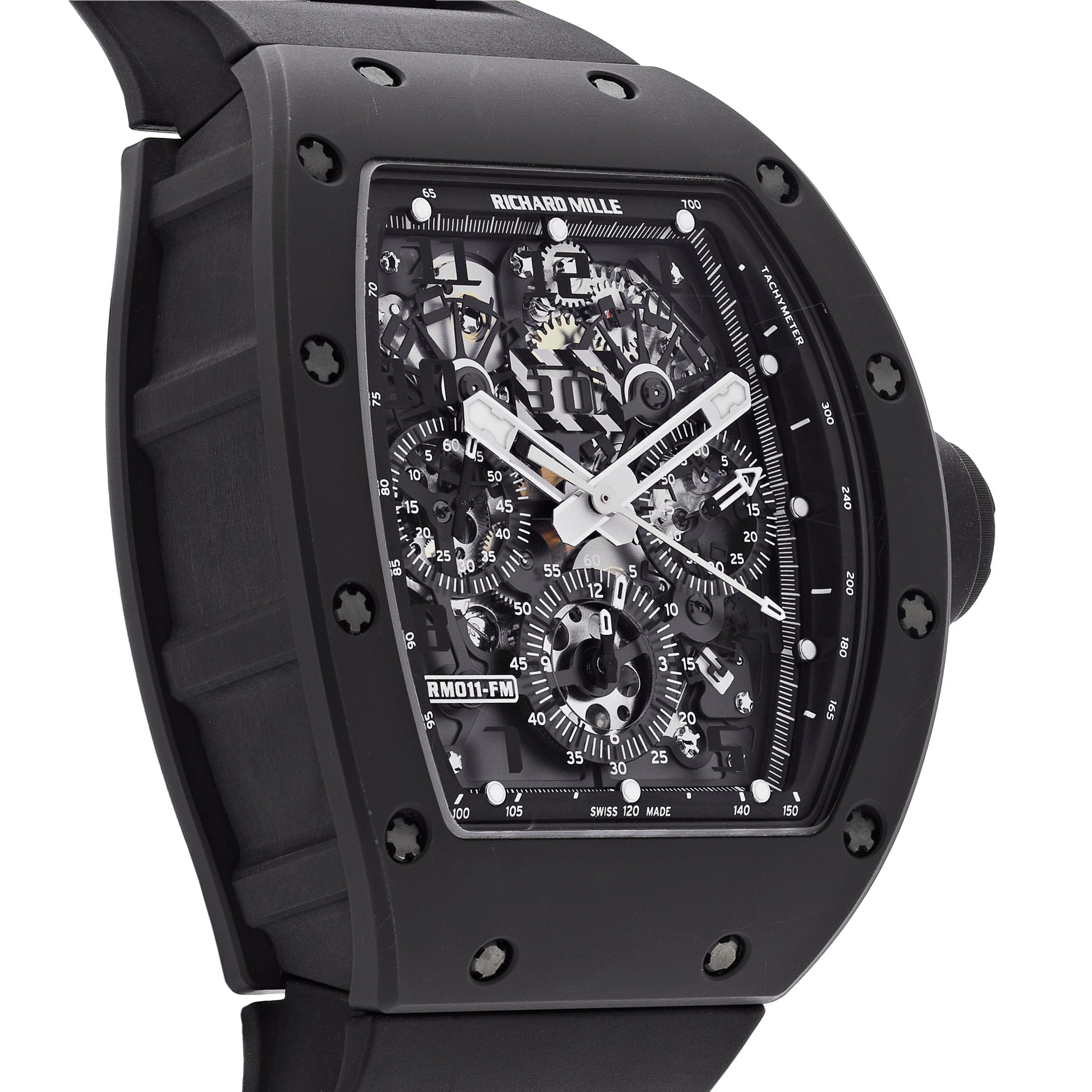 Richard Mille Style RM 011 Flyback Carbon Black detail 2