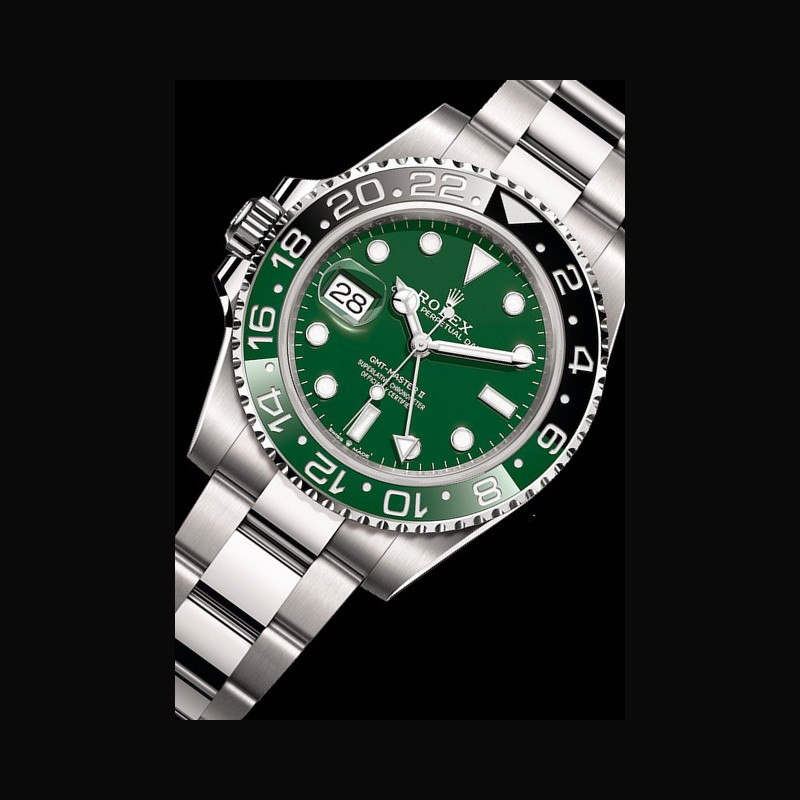 Tag Heuer Style GMT-Master II 184 Silver Dial / Leather detail 3