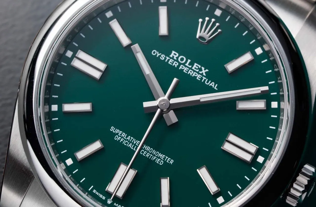 Rolex Style RM 011 187 Green Dial / Steel detail 4