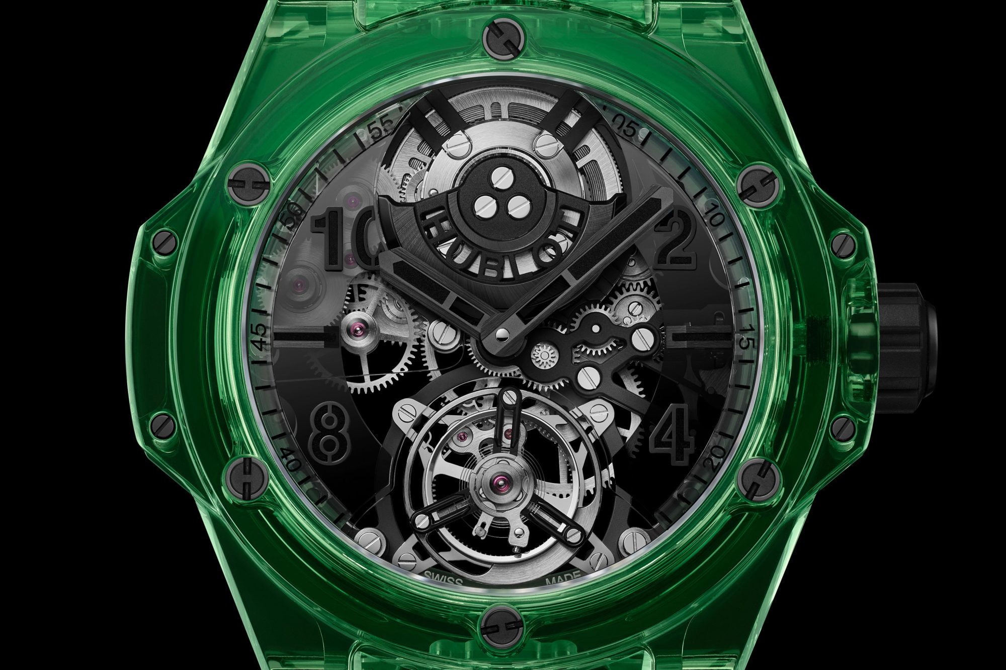 AP Style Big Bang 44 188 Green Dial / Steel detail 2
