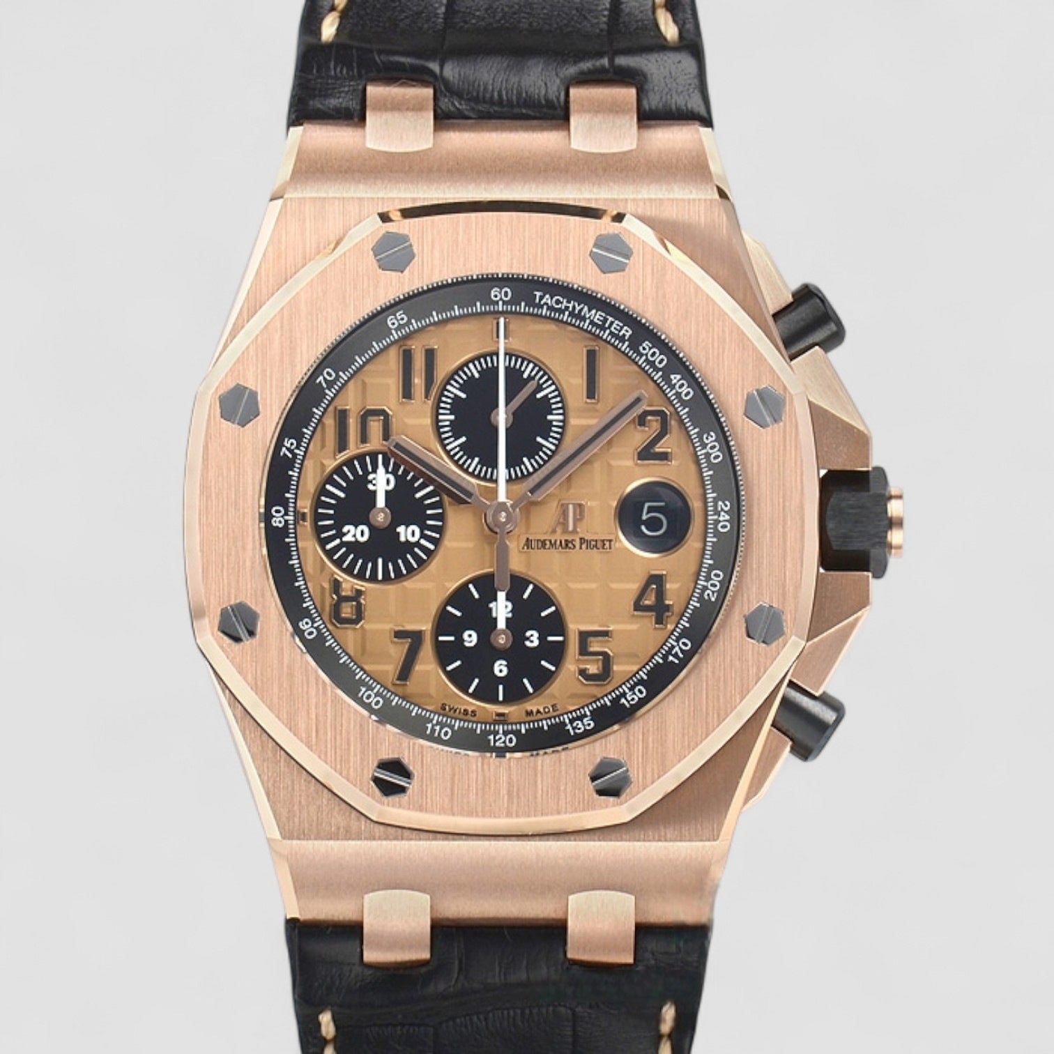 PP Style Royal Oak Offshore 190 Two-Tone Gold detail 4