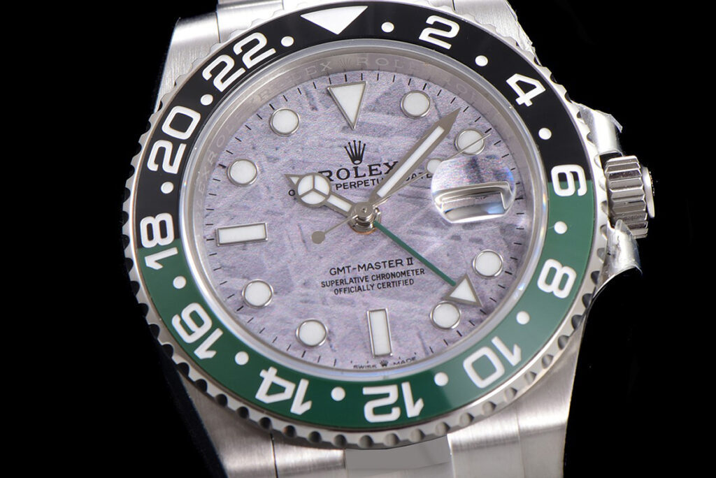 Tag Heuer Style GMT-Master II 192 Meteorite Dial detail 2