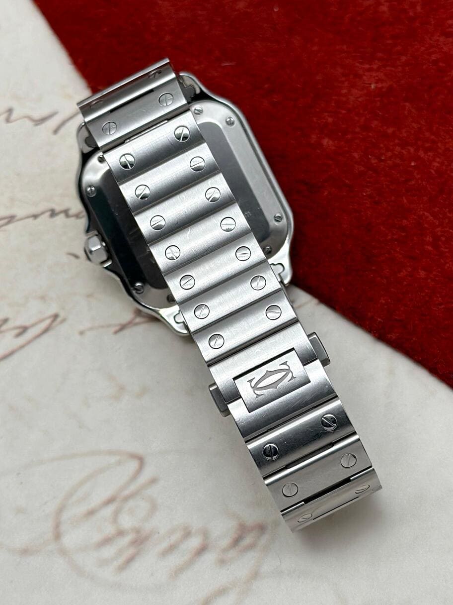 AP Style Santos Medium 193 Ceramic Bezel detail 3