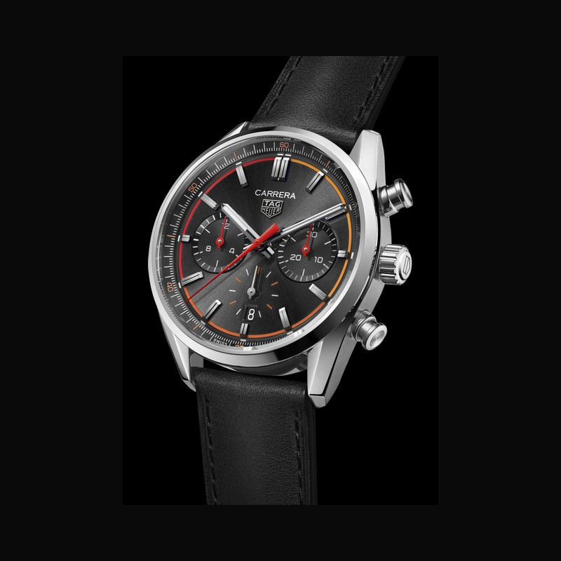 Tag Style Carrera Chronograph 42 Black detail 2