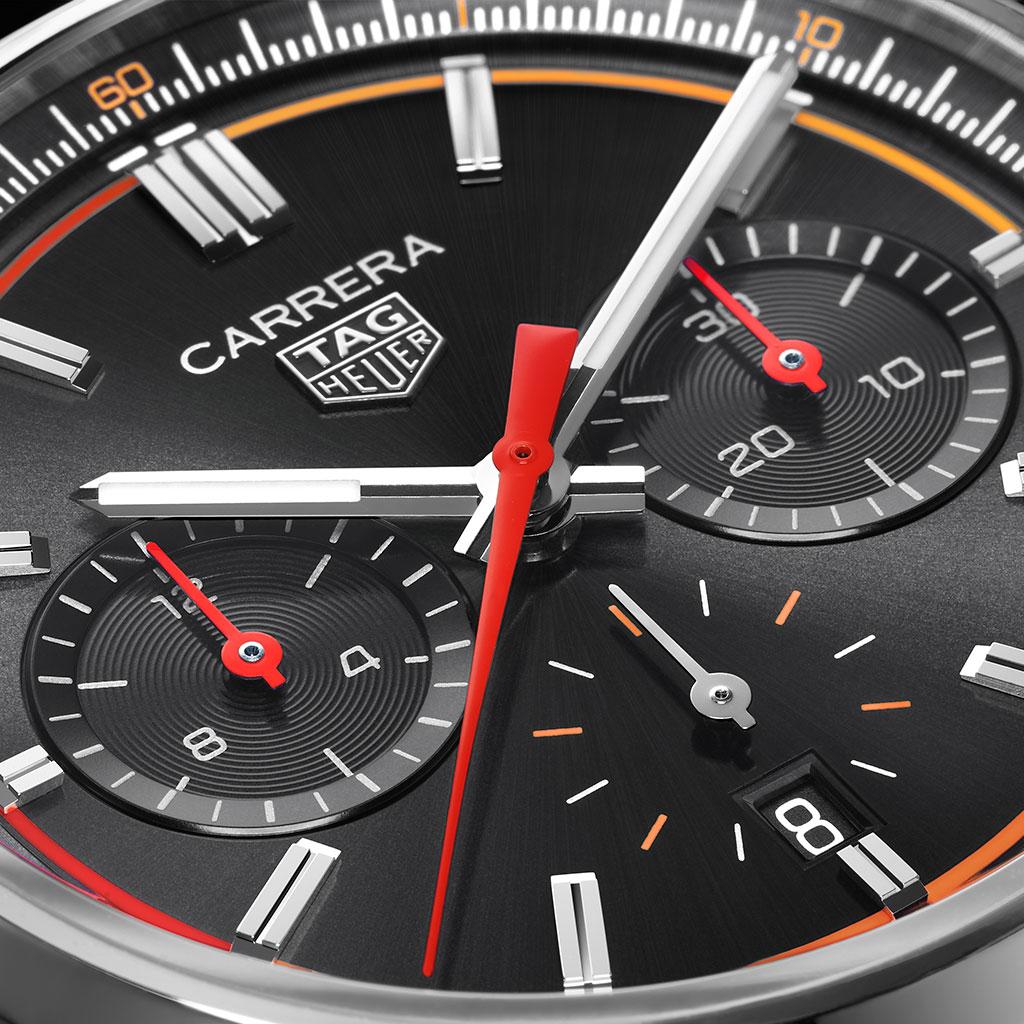Tag Style Carrera Chronograph 42 Black detail 3